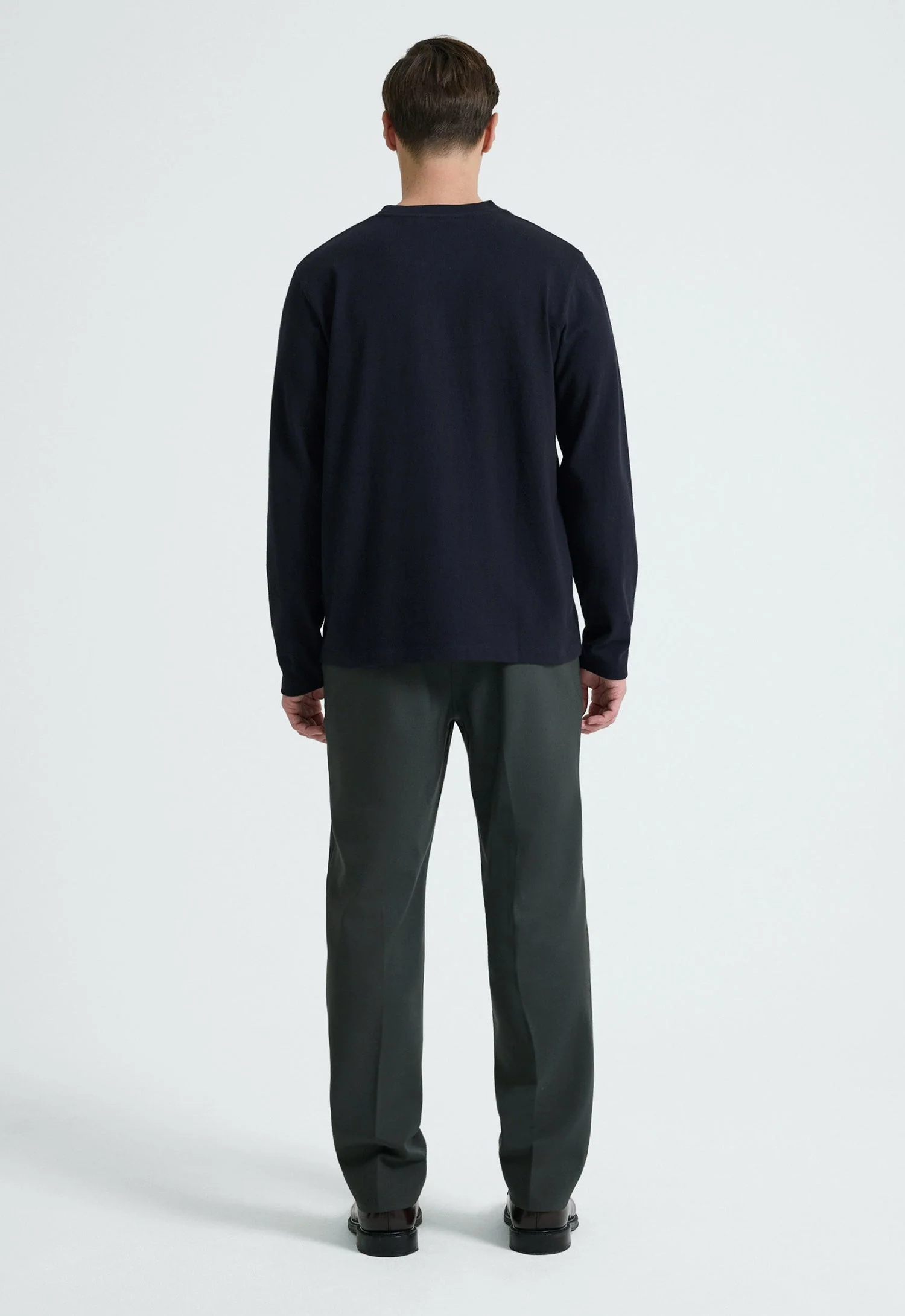 Barkley L/S Tee - Darkest Navy - Image 3