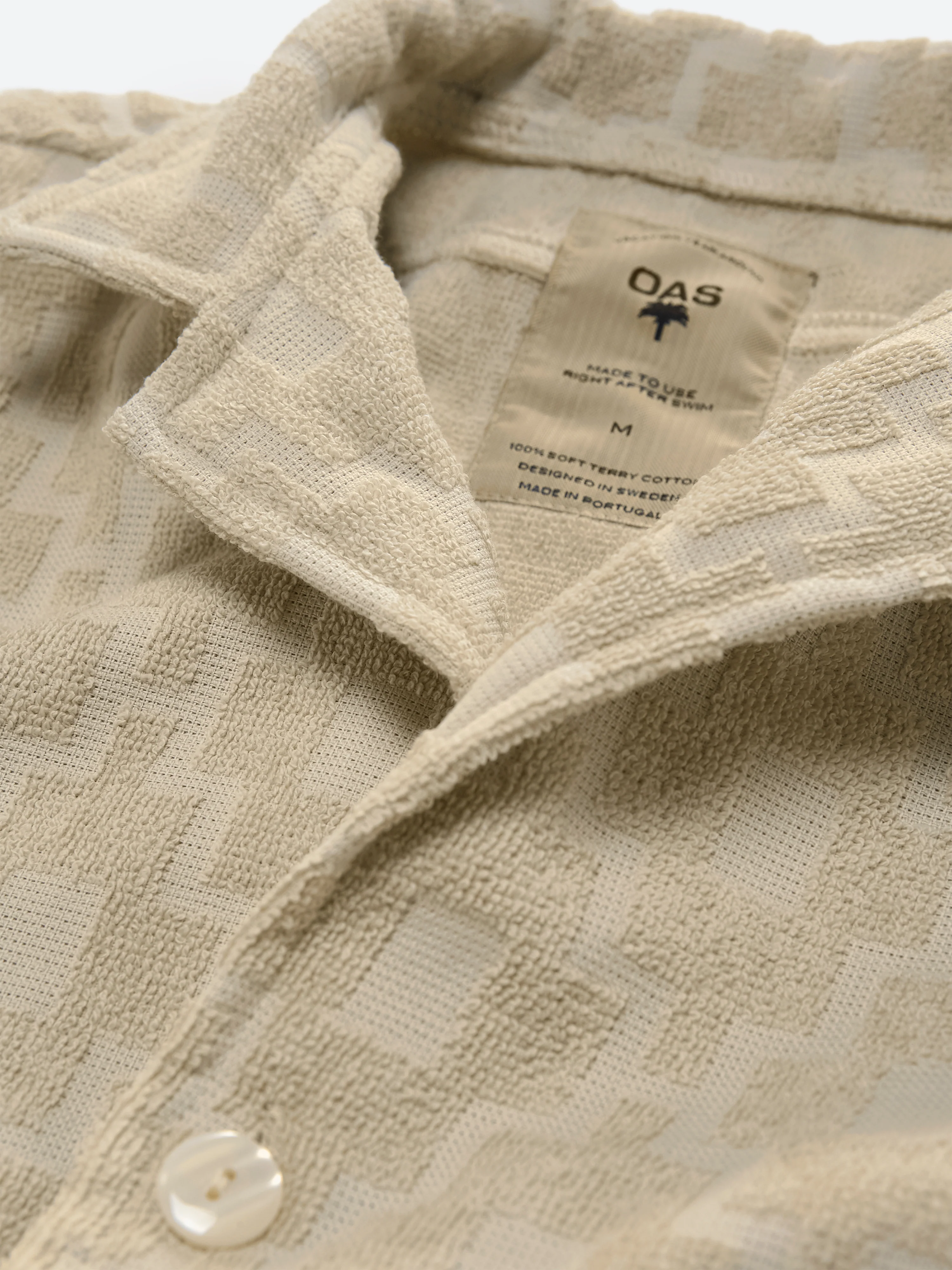 Beige Machu Cuba Terry Shirt - Image 3