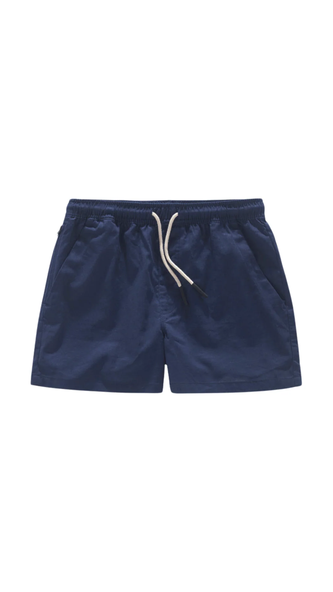 Navy Linen Shorts - Image 4