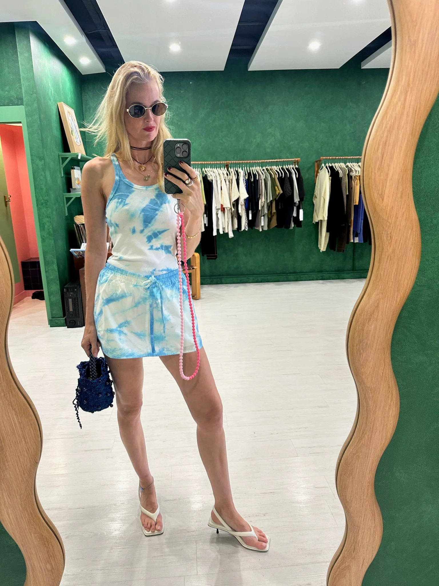 Cool Mini Skirt - Ice Blue - Image 3