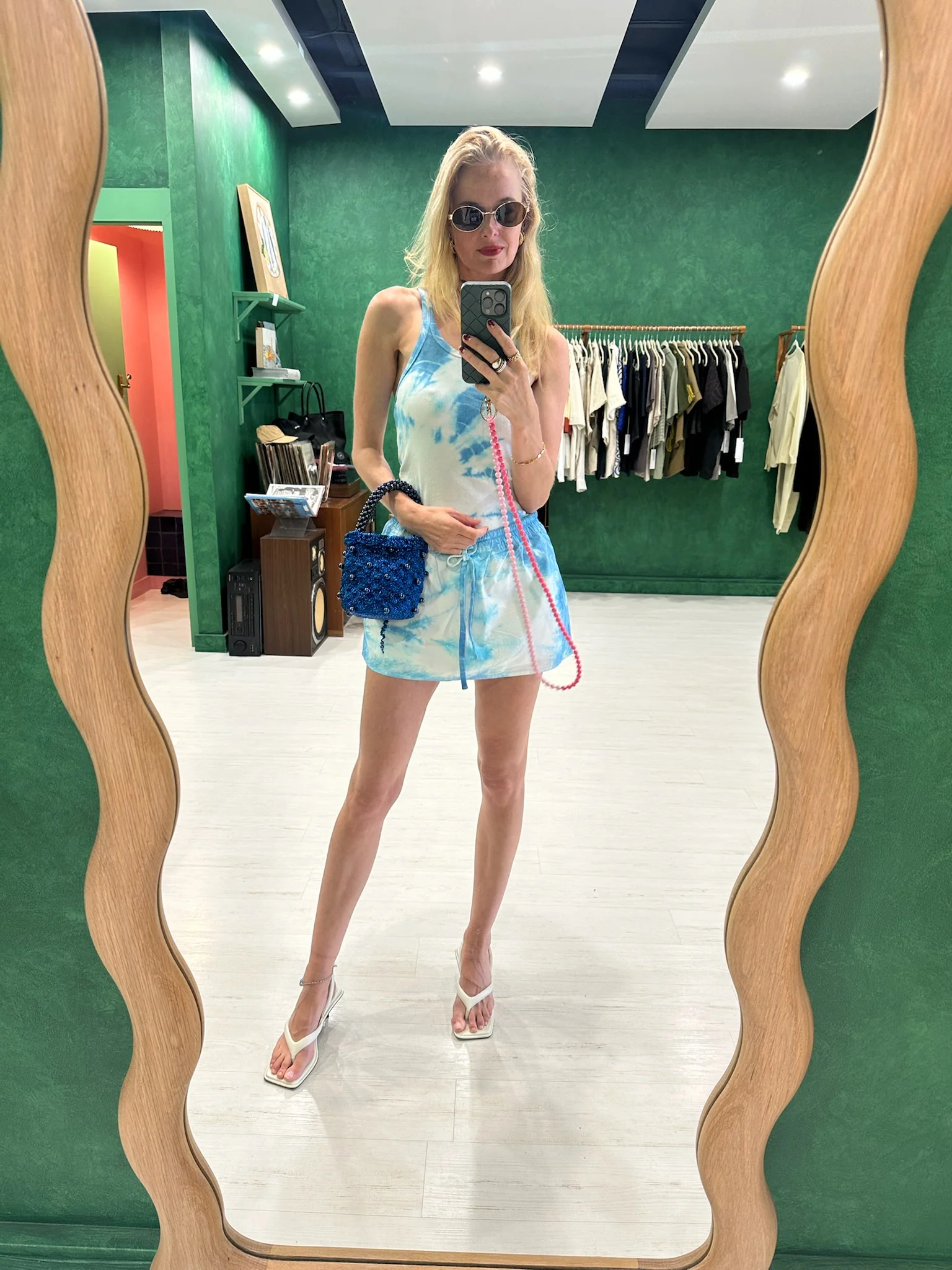 Cool Mini Skirt - Ice Blue - Image 4