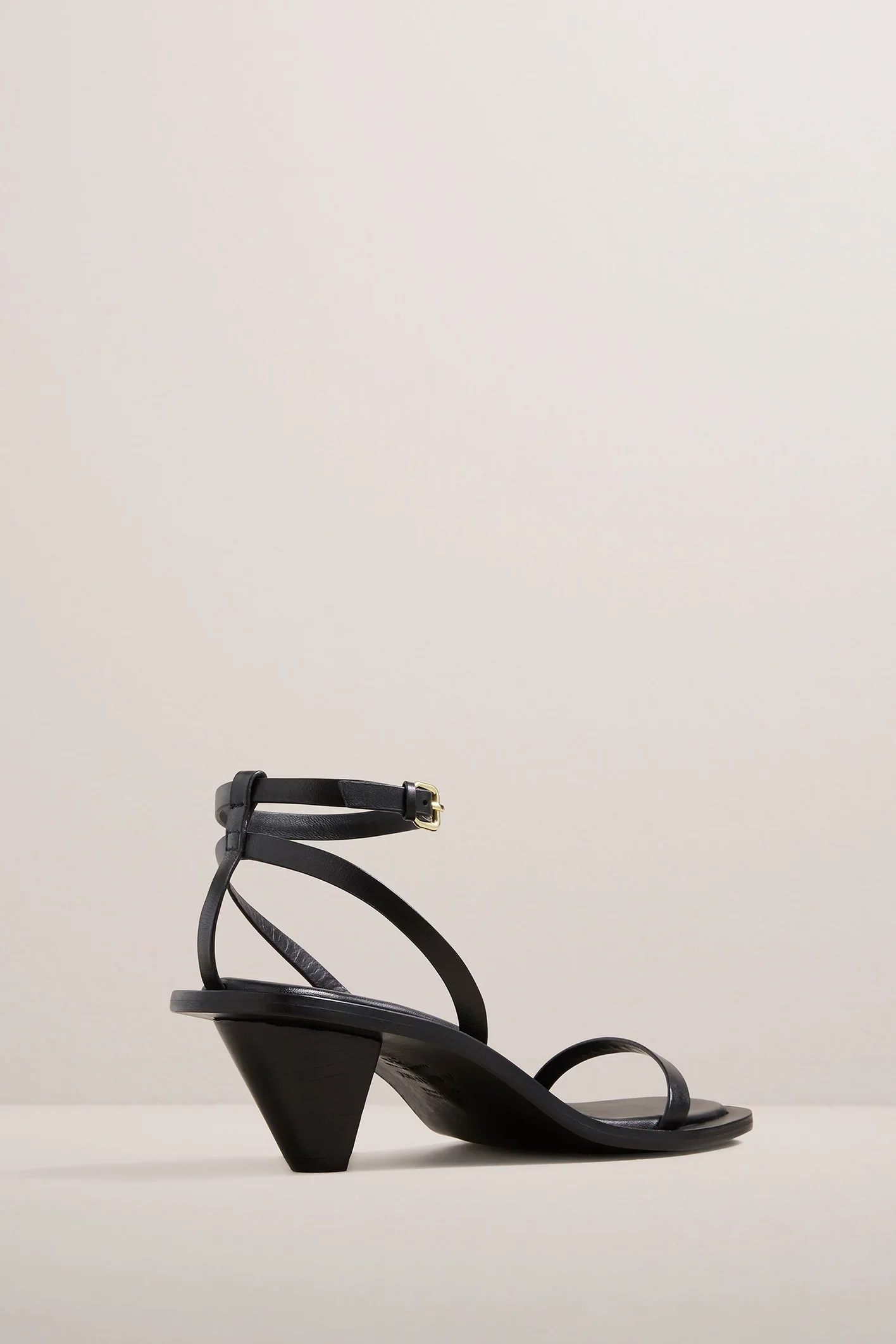 Irving Heeled Sandal - Black - Image 3