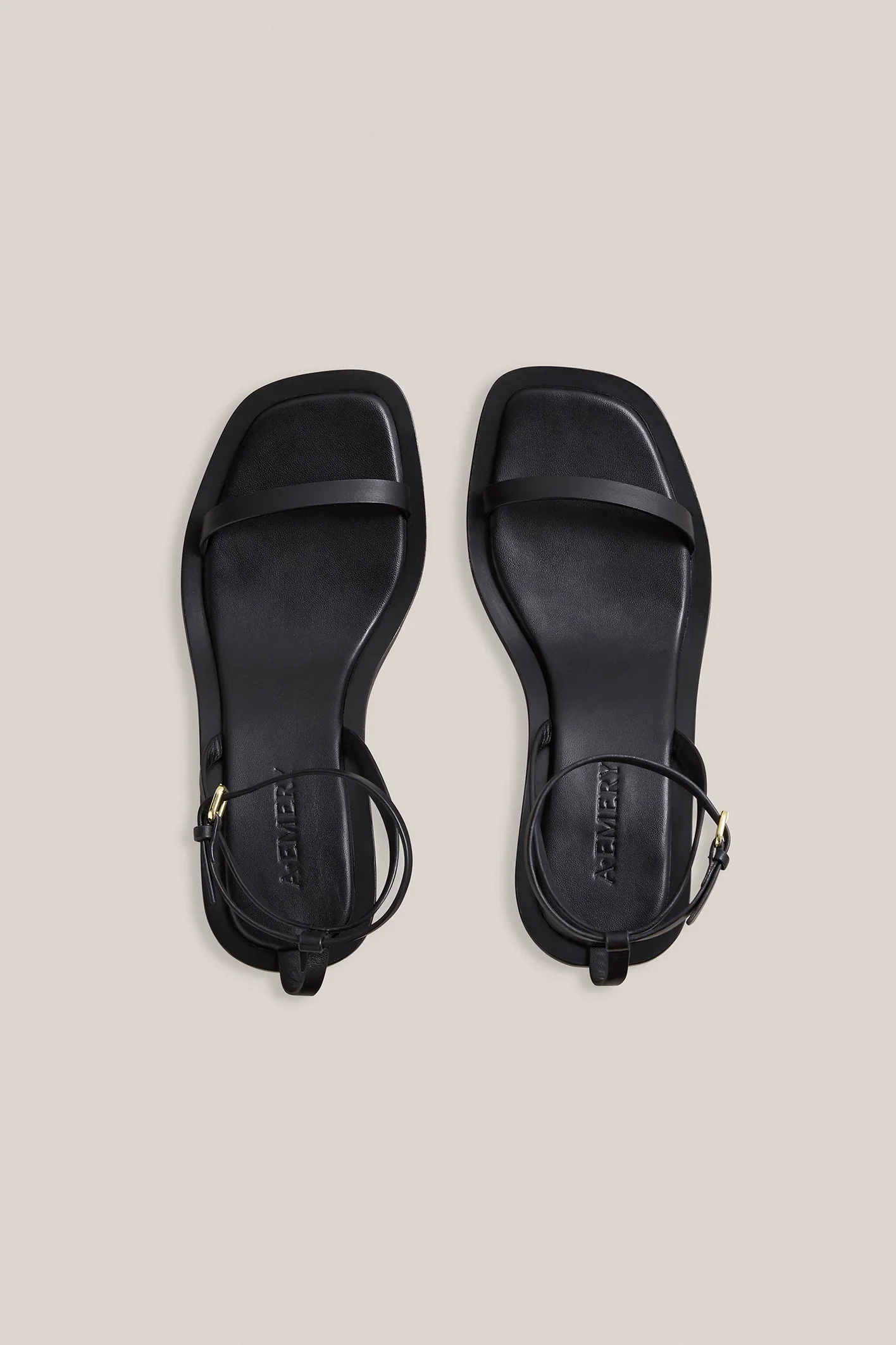 Irving Heeled Sandal - Black - Image 4