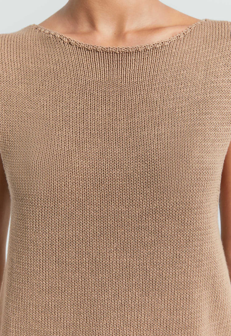 Lark Organic Cotton Sweater - Pale Neutra - Image 5