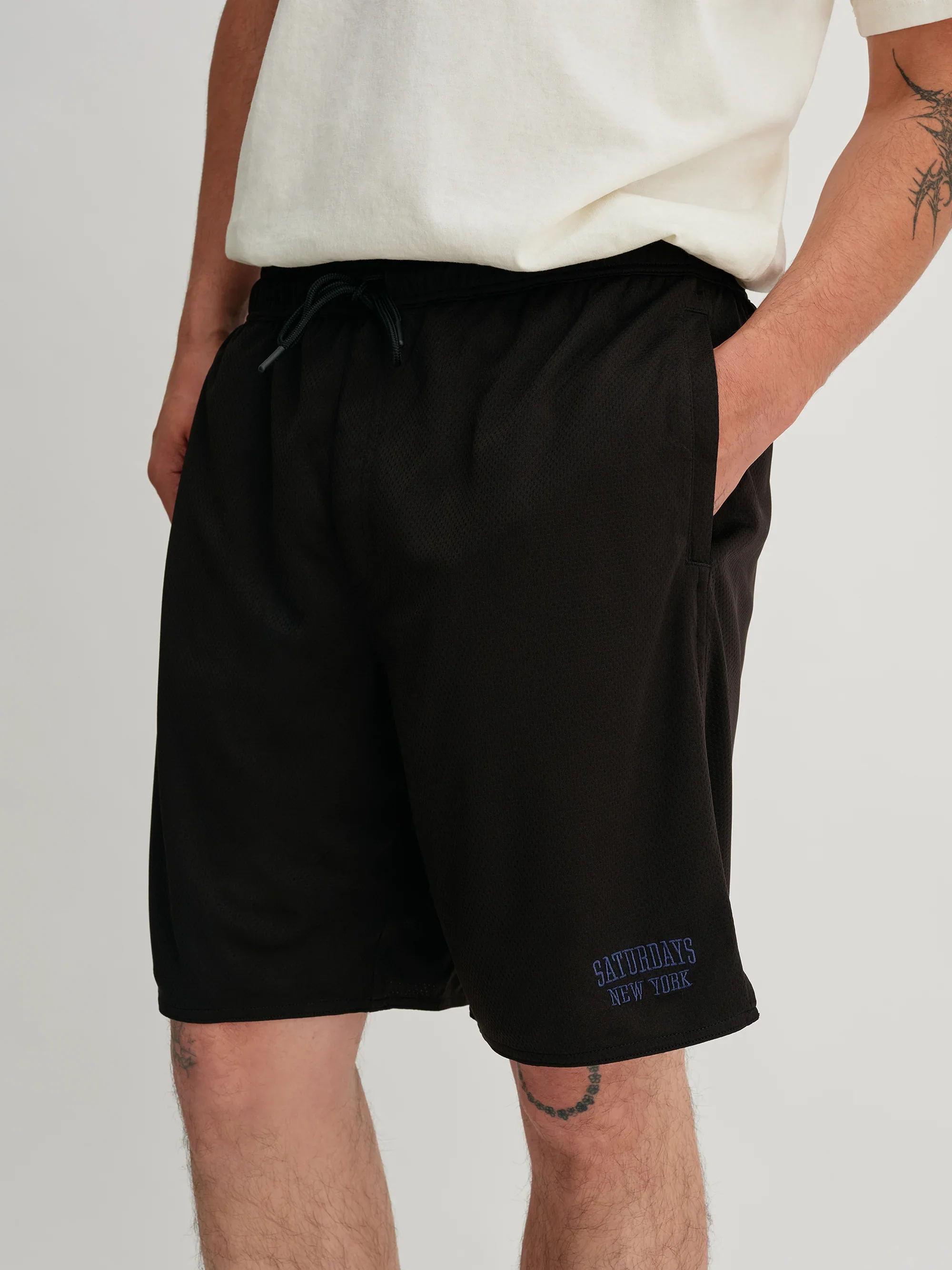 Mesh Walk Short - Black - Image 3