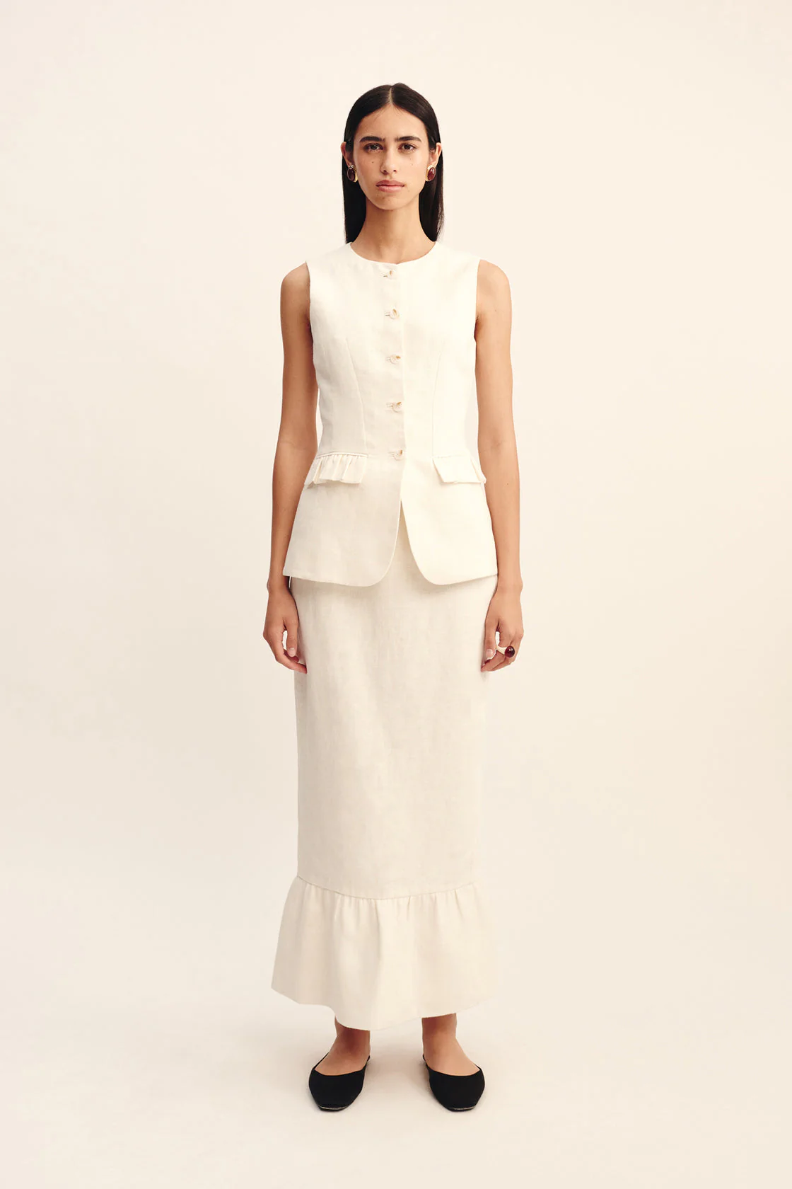 Matilda Gilet - Cream - Image 5