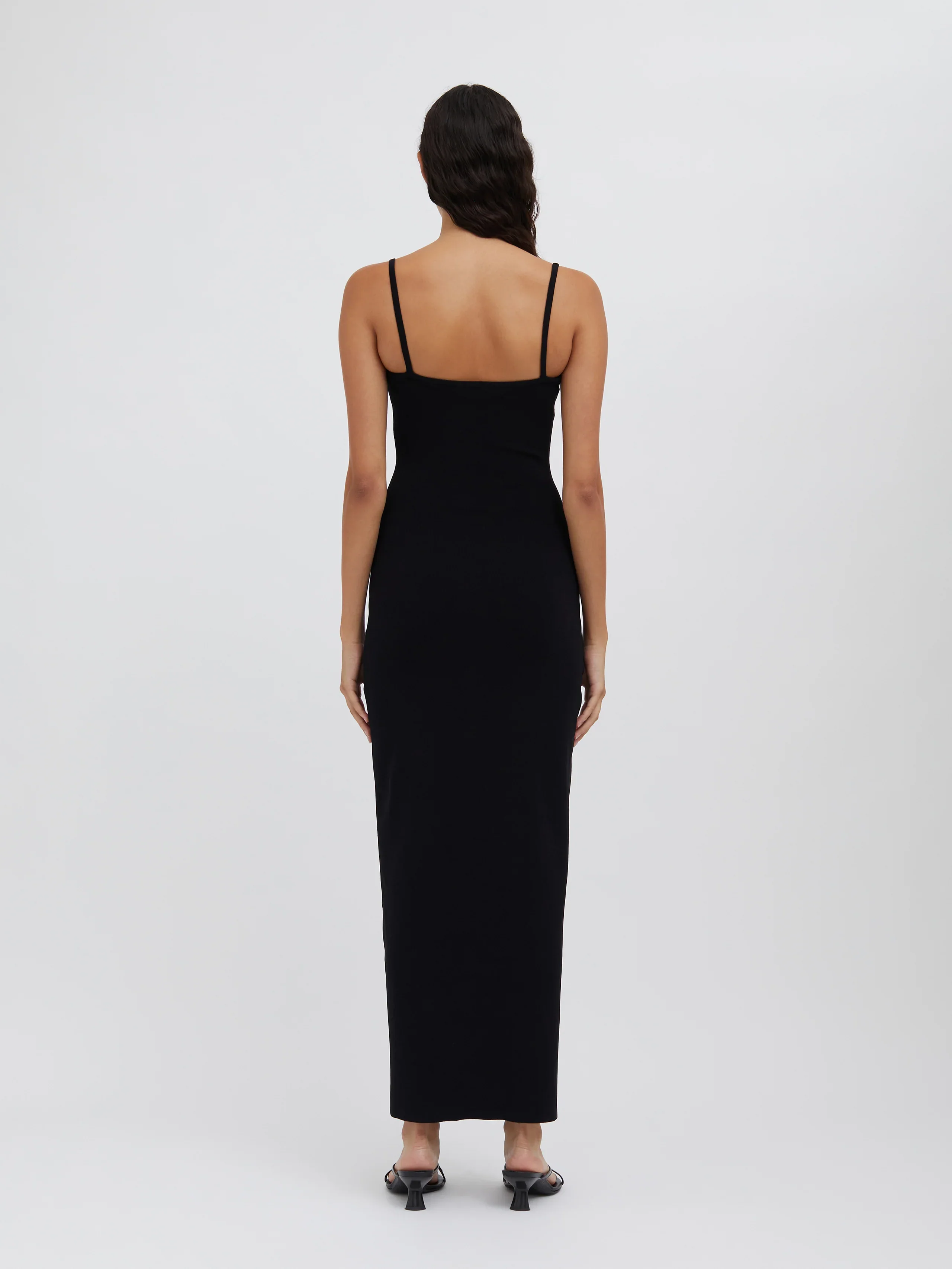 Salacia Wire Column Dress - Black - Image 7
