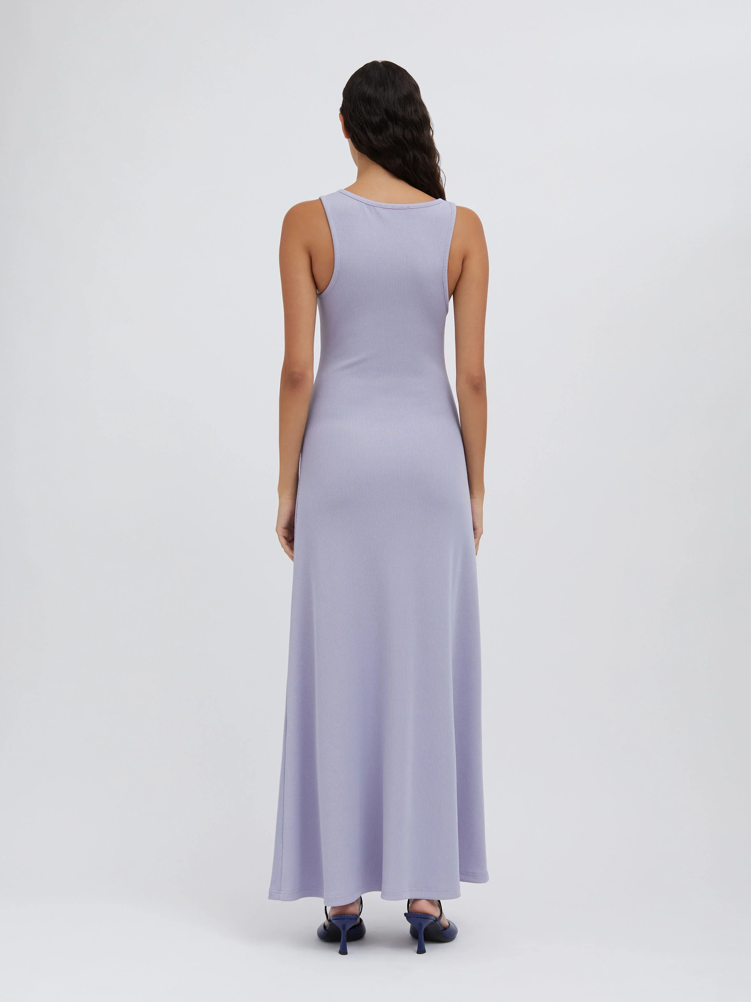 Spiral Crystal Tank Dress - Lavender - Image 5