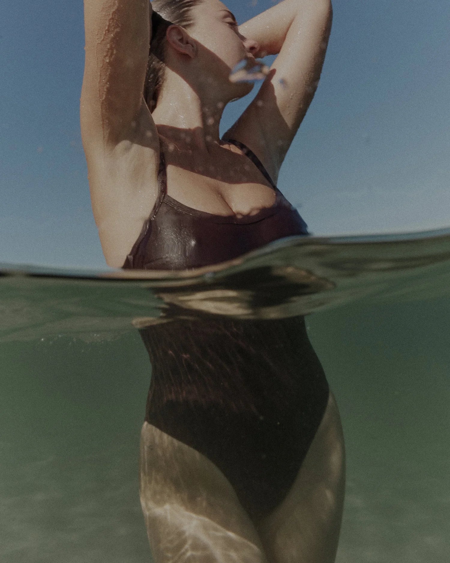 Square One Piece - Plum - Image 4