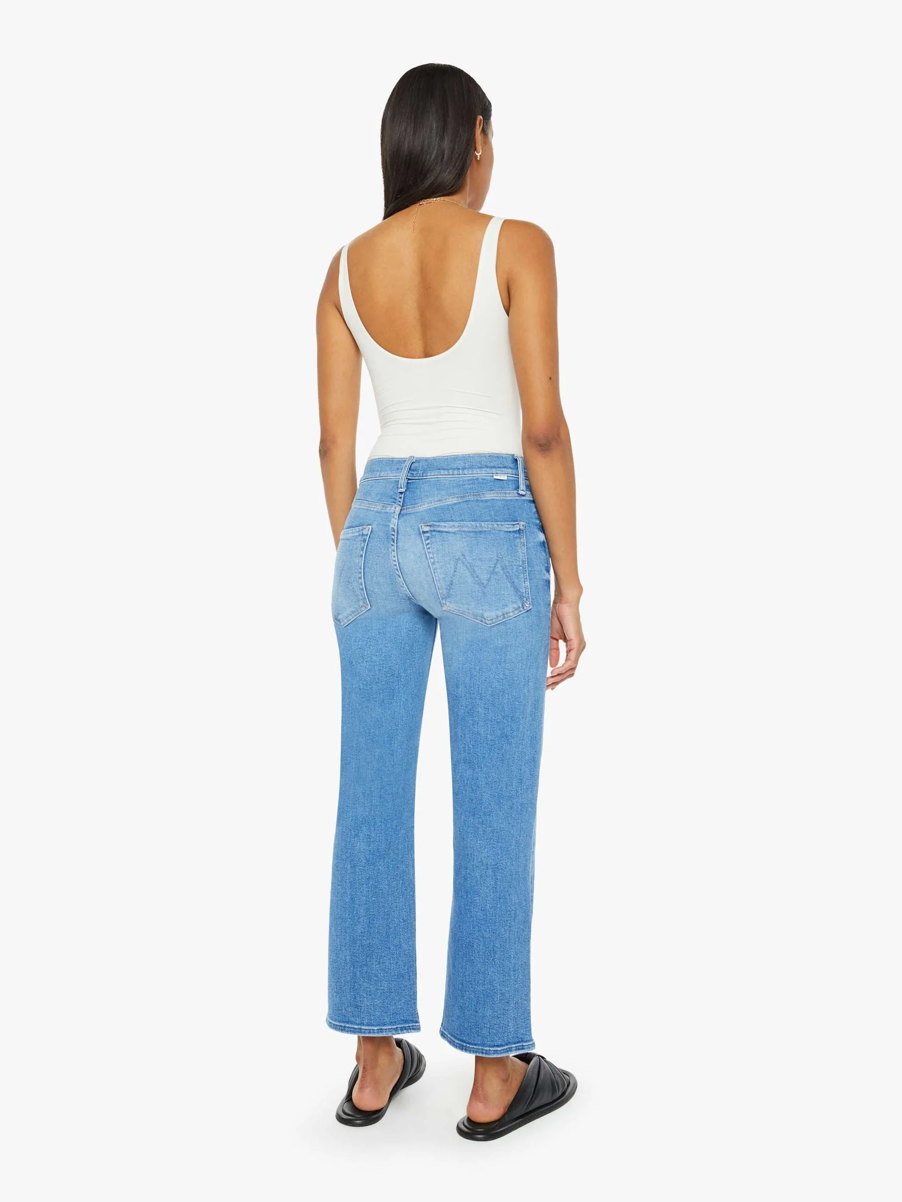 Mid Rise Rambler Zip Ankle Jeans - Out Of The Blue - Image 4