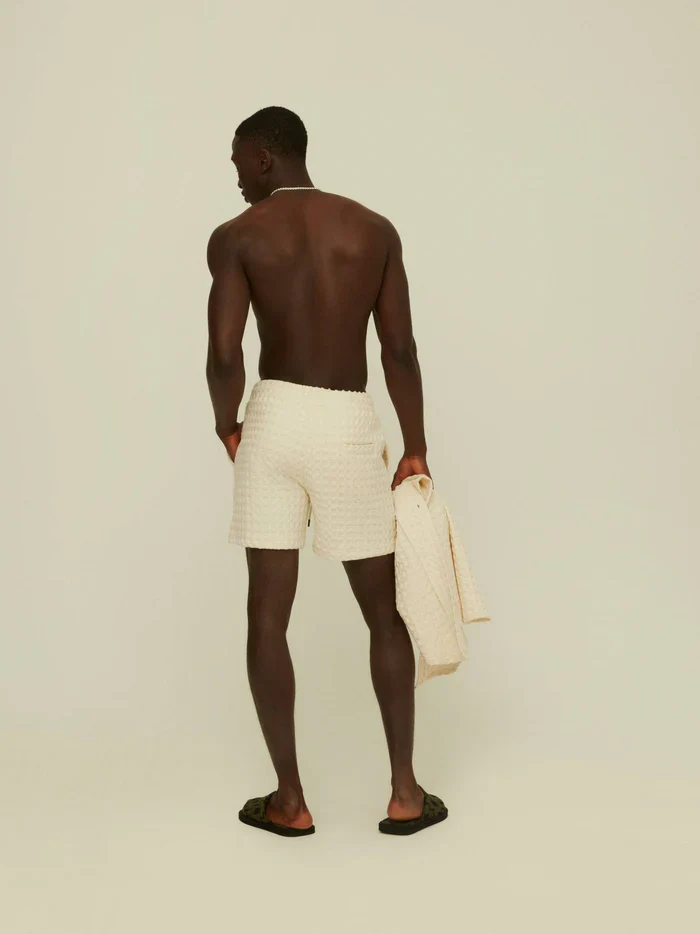 Waffle Shorts - Ecru Porto - Image 3