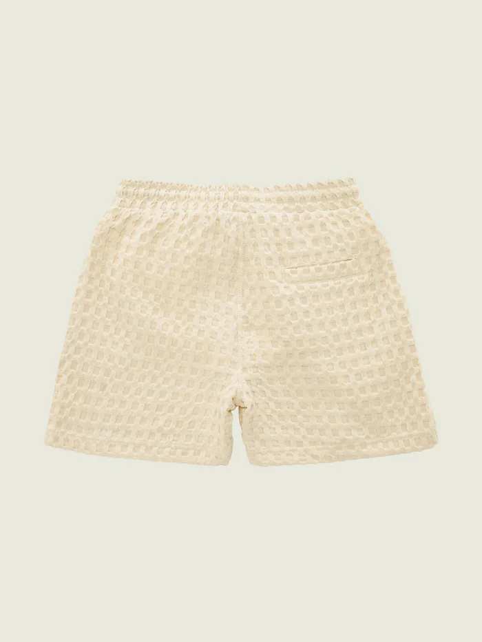 Waffle Shorts - Ecru Porto - Image 4